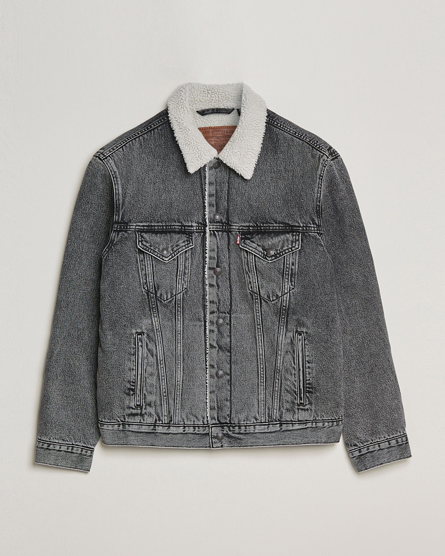Herr | Jackor | Levi's | Type III Sherpa Trucker Medium Gray