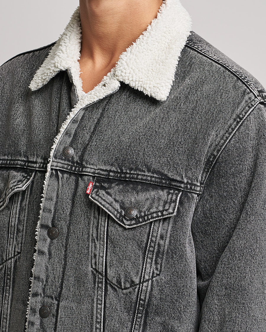 Herr | Jackor | Levi's | Type III Sherpa Trucker Medium Gray