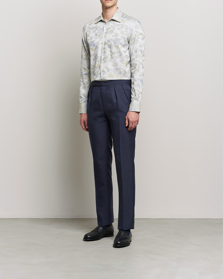 Herr | Skjortor | Etro | Paisley Shirt Light Blue