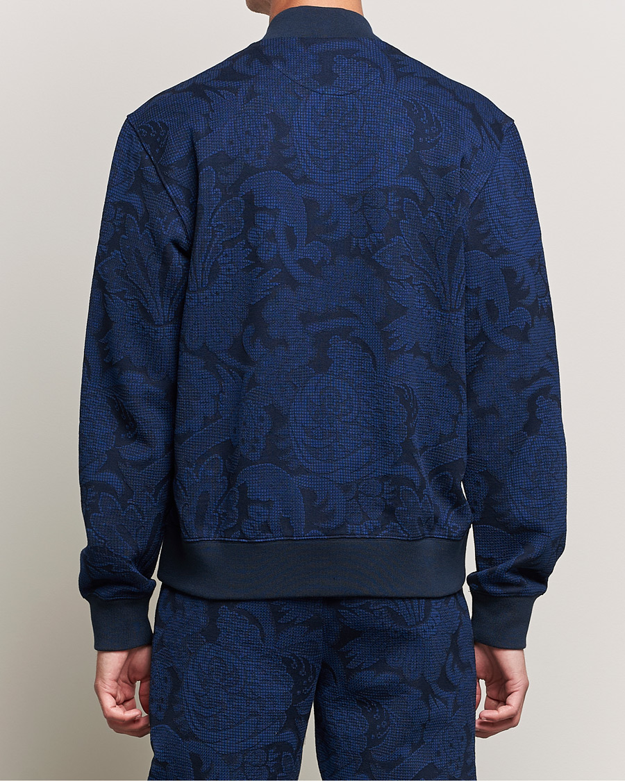 Herr | Tröjor | Etro | Printed Bomber Sweat Navy