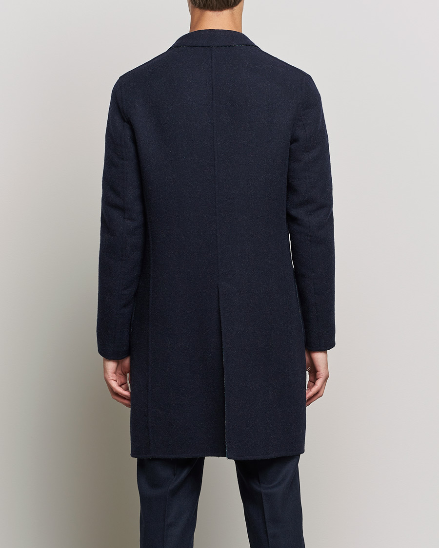 Herr | Jackor | Etro | Deconstructed Reversible Coat Navy