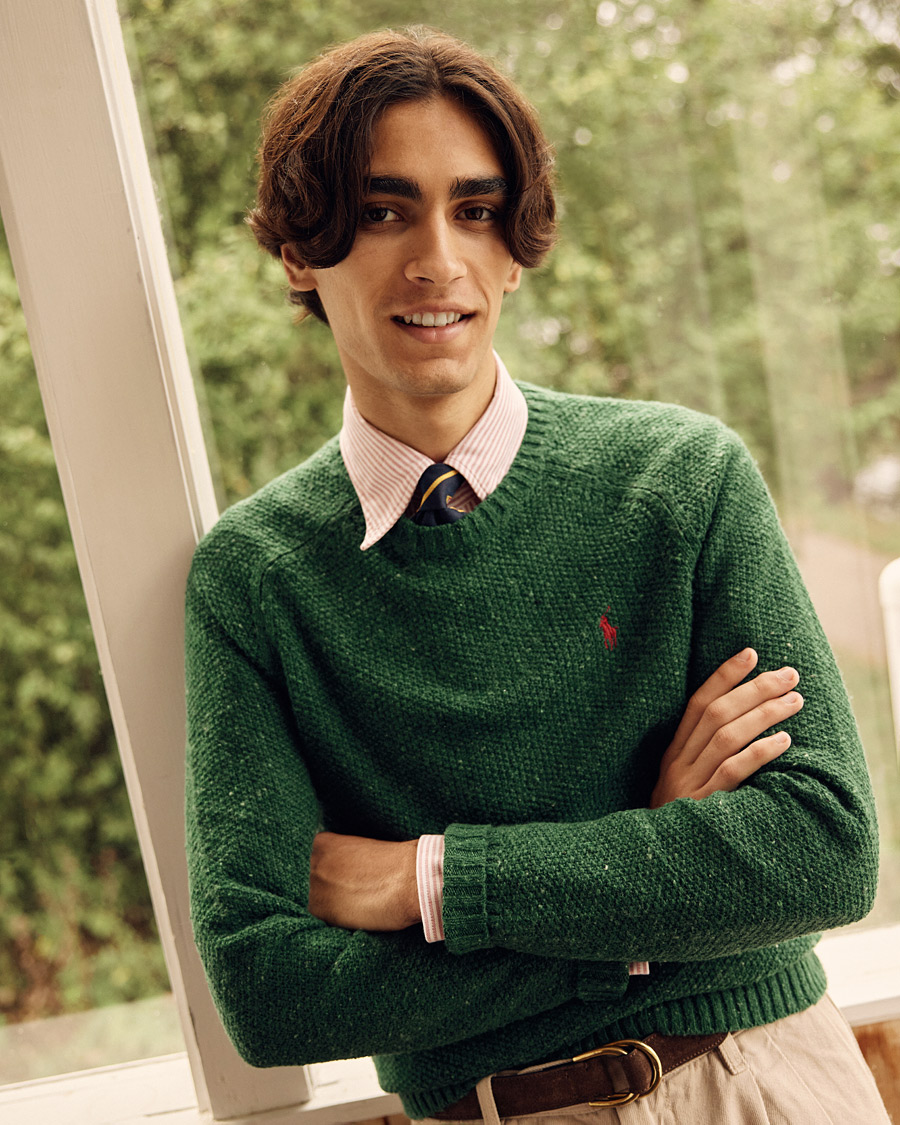 Herr | Polo Ralph Lauren Suede Belt Brown | Polo Ralph Lauren | Suede Belt Brown