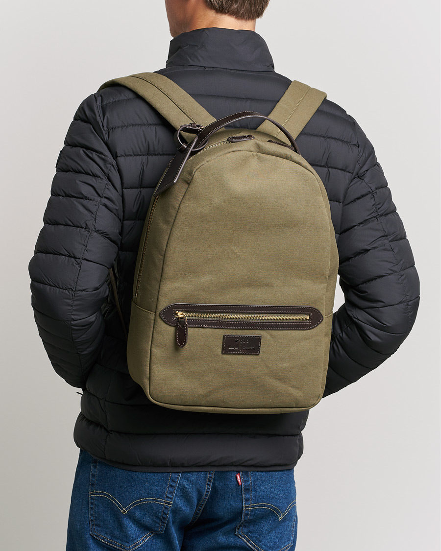 Herr | Polo Ralph Lauren Canvas Backpack Defender Green | Polo Ralph Lauren | Canvas Backpack Defender Green