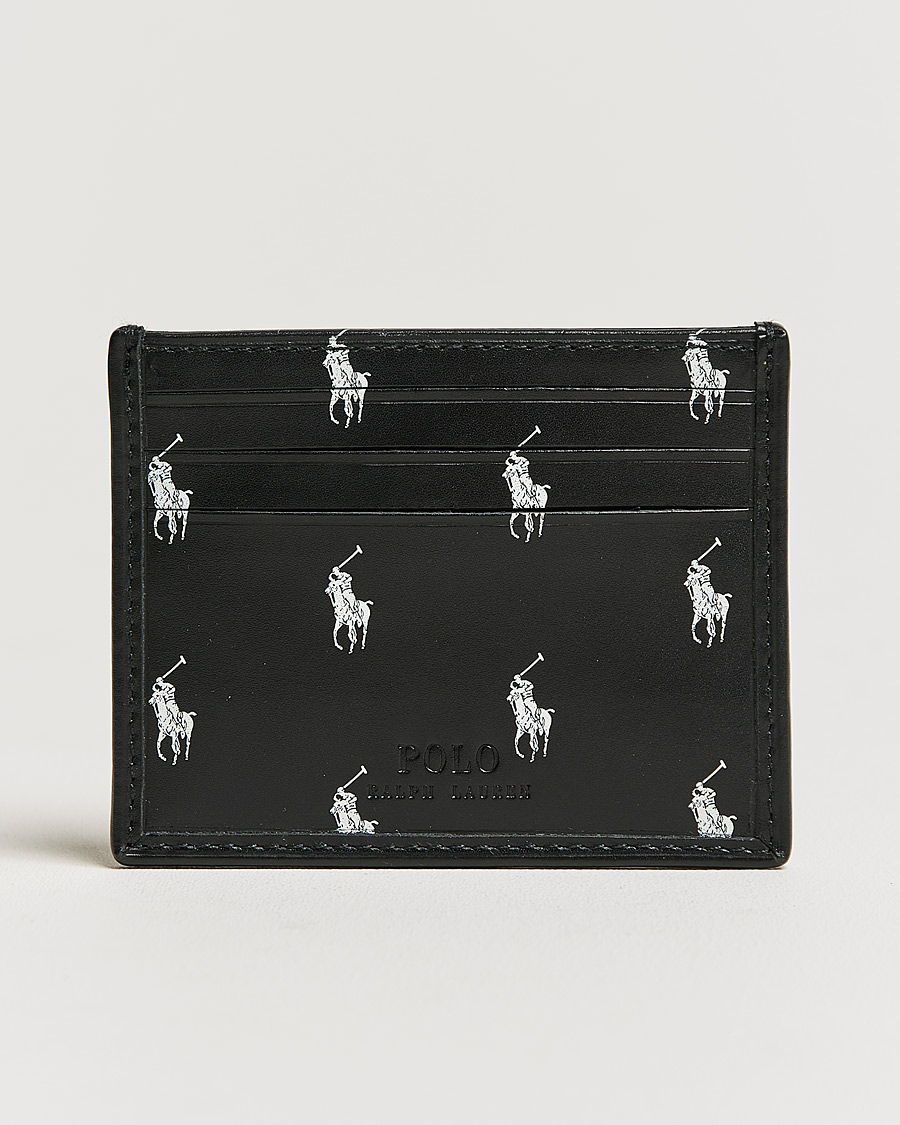 Herr |  | Polo Ralph Lauren | Logo Leather Card Holder Black