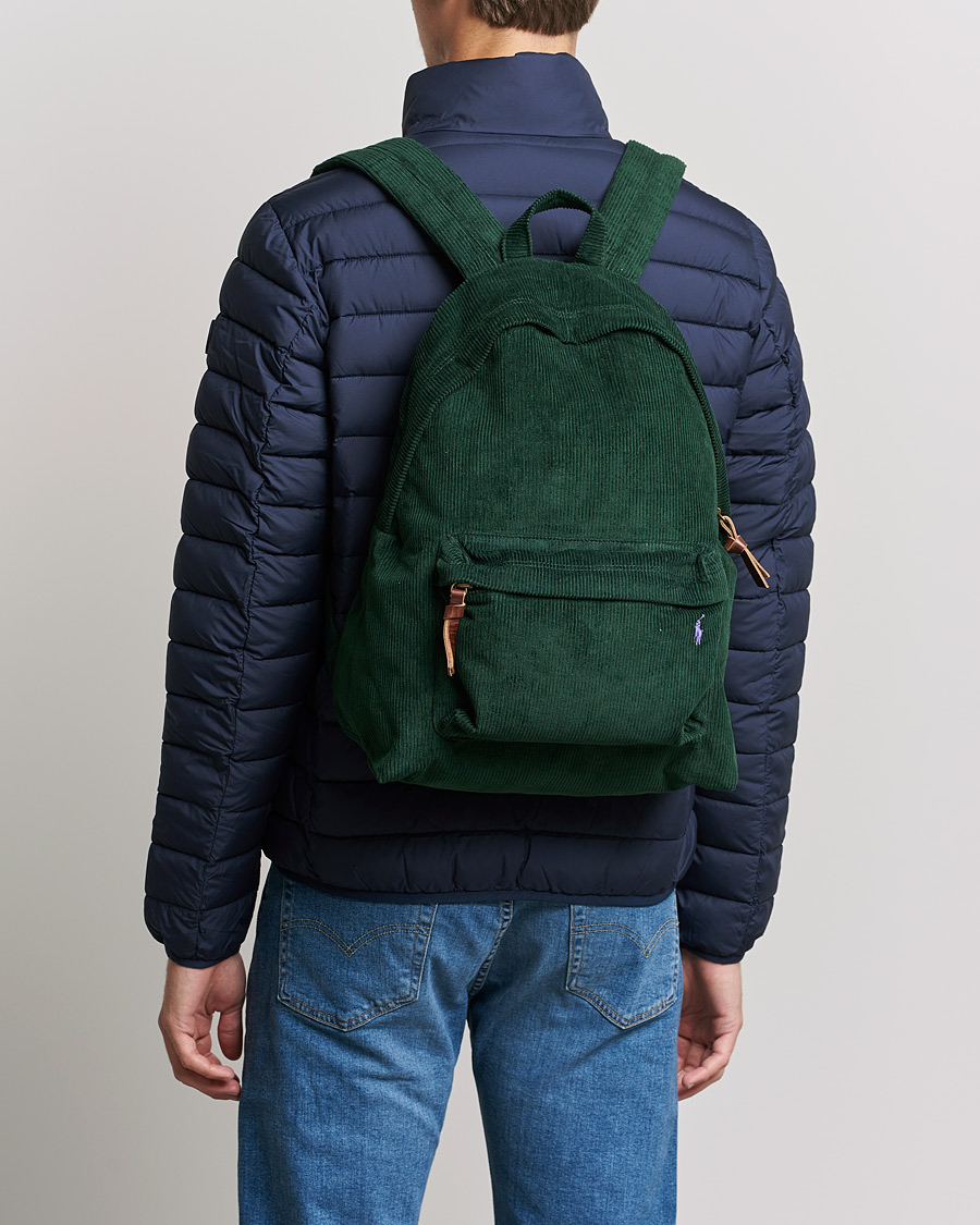 Herr | Polo Ralph Lauren Corduroy Backpack College Gren | Polo Ralph Lauren | Corduroy Backpack College Gren