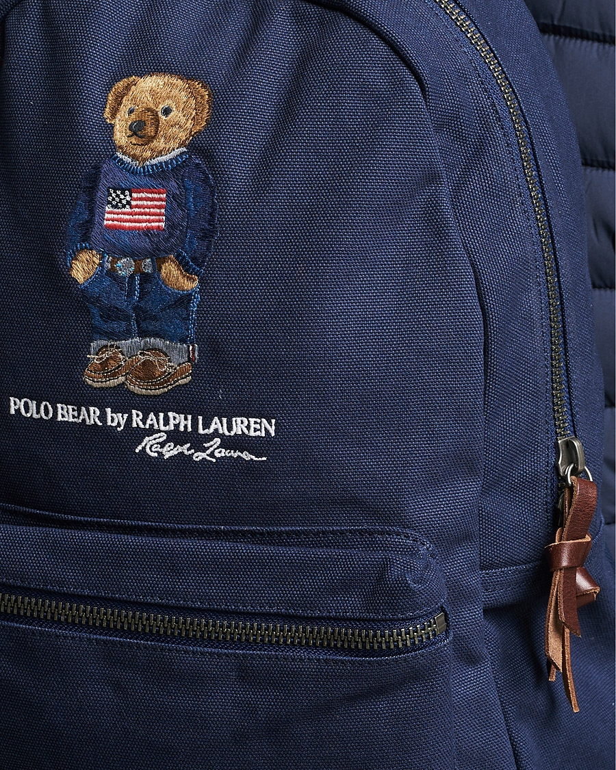 Herr | Polo Ralph Lauren Bear Canvas Backpack Navy | Polo Ralph Lauren | Bear Canvas Backpack Navy