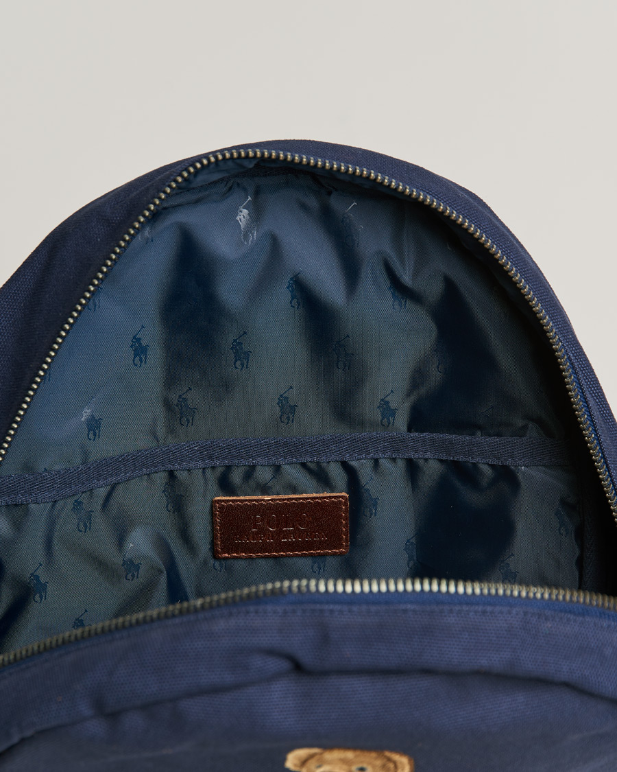 Herr | Polo Ralph Lauren Bear Canvas Backpack Navy | Polo Ralph Lauren | Bear Canvas Backpack Navy