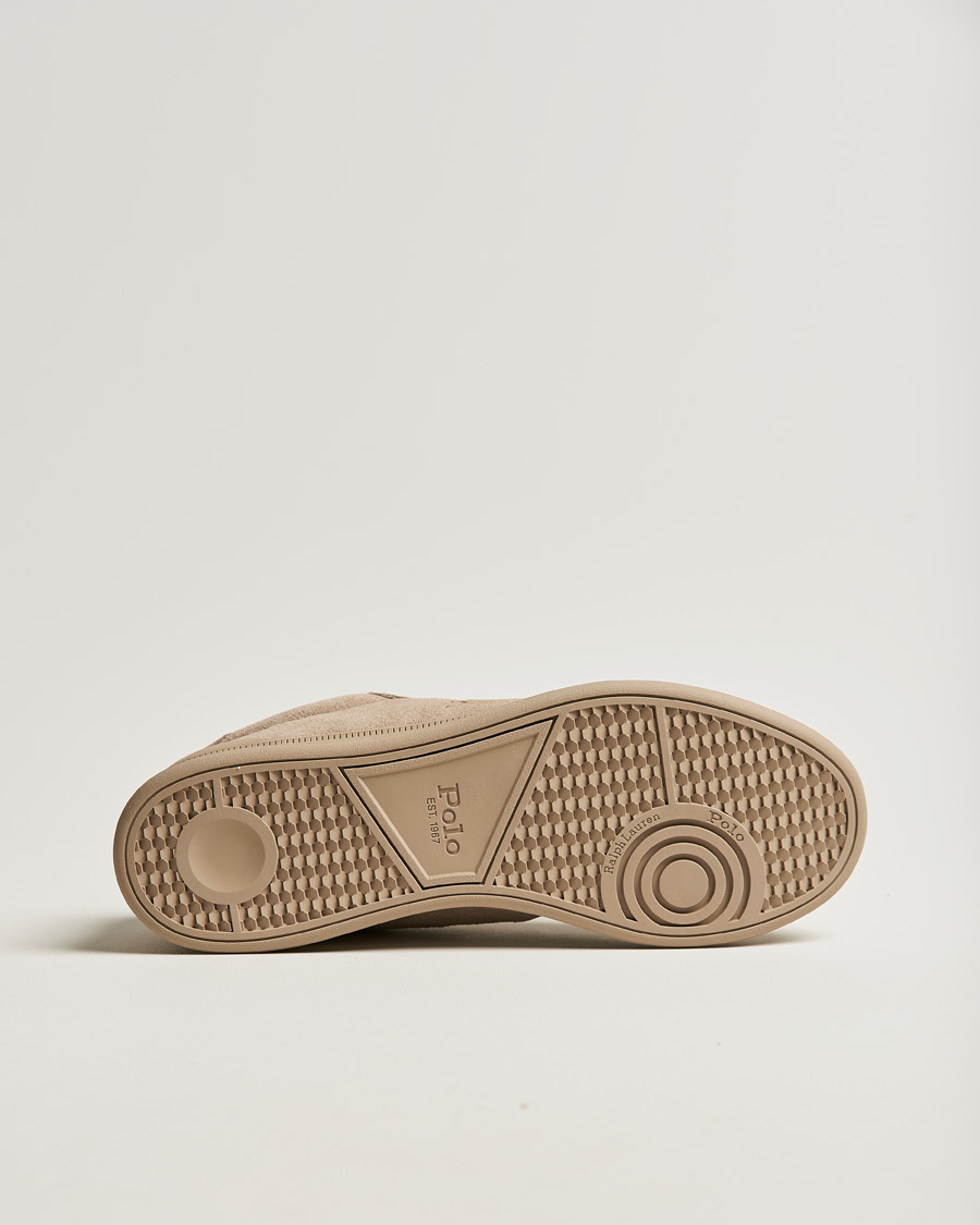 Herr | Polo Ralph Lauren Heritage Court Suede Sneaker Milkshake | Polo Ralph Lauren | Heritage Court Suede Sneaker Milkshake