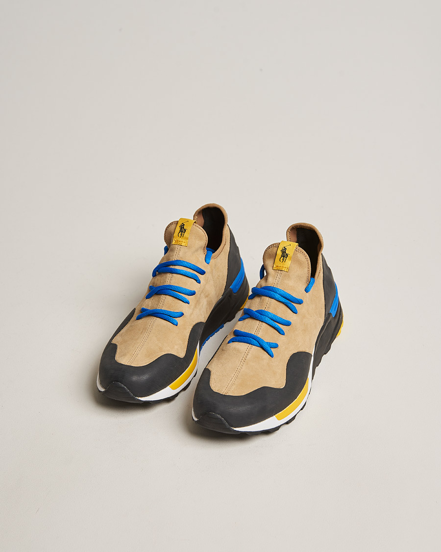 Herr | Mockaskor | Polo Ralph Lauren | Trackstr 200 II Sneaker Sand Multi