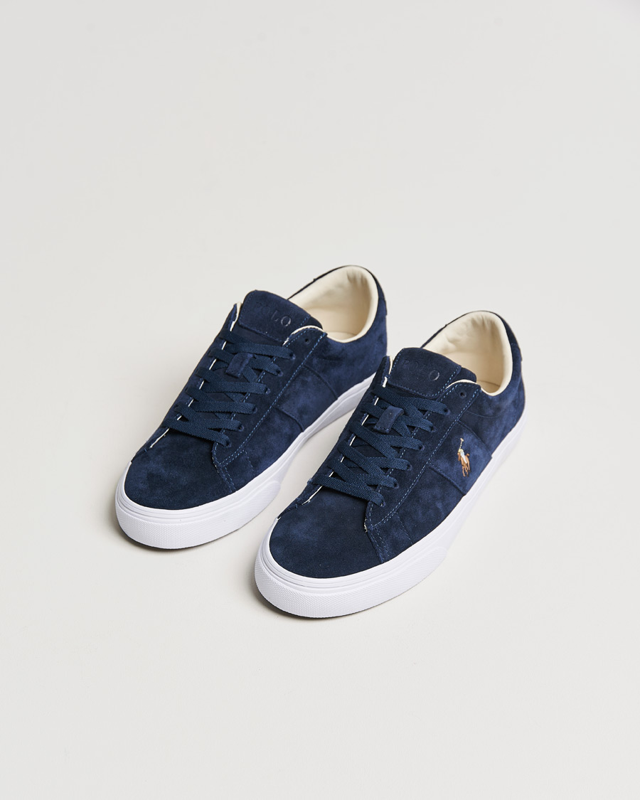 Herr | Polo Ralph Lauren Sayer Suede Sneaker Hunter Navy | Polo Ralph Lauren | Sayer Suede Sneaker Hunter Navy