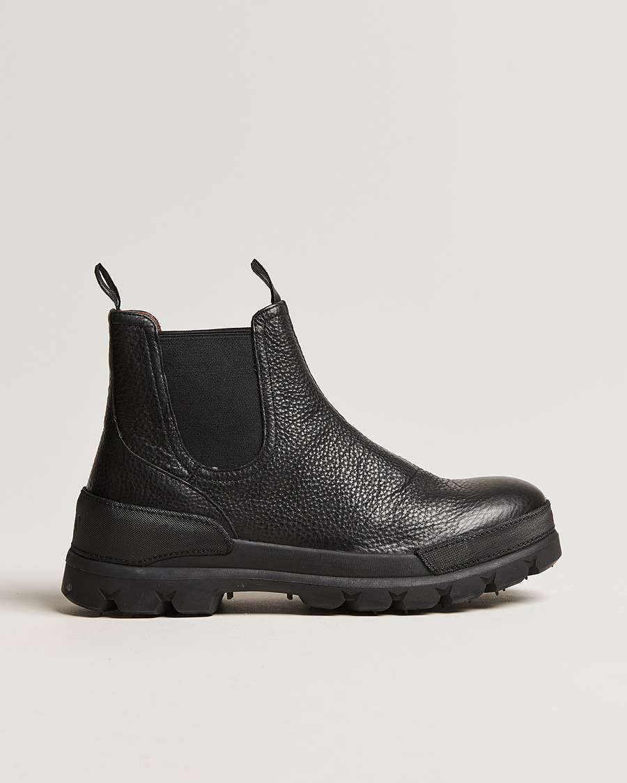 Herr | Polo Ralph Lauren Oslo Oiled Leather Chelsea Boot Black | Polo Ralph Lauren | Oslo Oiled Leather Chelsea Boot Black