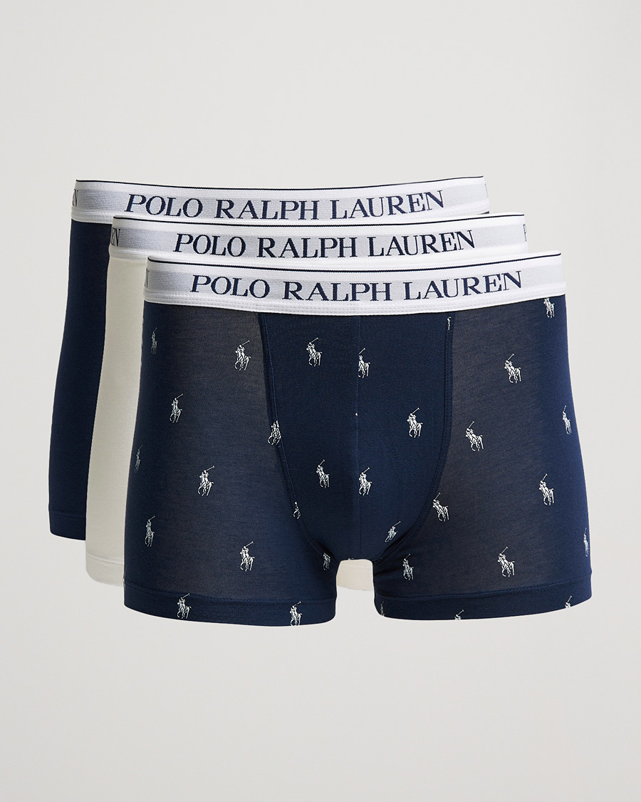 Herr | Underkläder | Polo Ralph Lauren | 3-Pack Trunk Navy/White/Navy