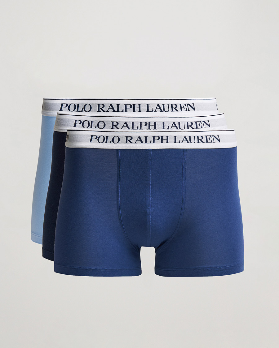 Herr | Underkläder | Polo Ralph Lauren | 3-Pack Trunk Navy/Light Navy/Elite Blue