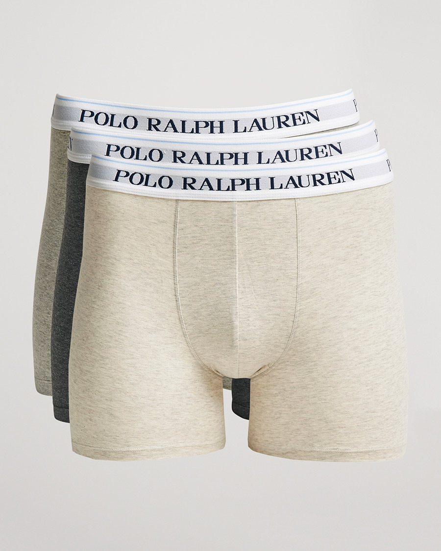 Herr | Underkläder | Polo Ralph Lauren | 3-Pack Boxer Brief Heather/Grey/Charcoal