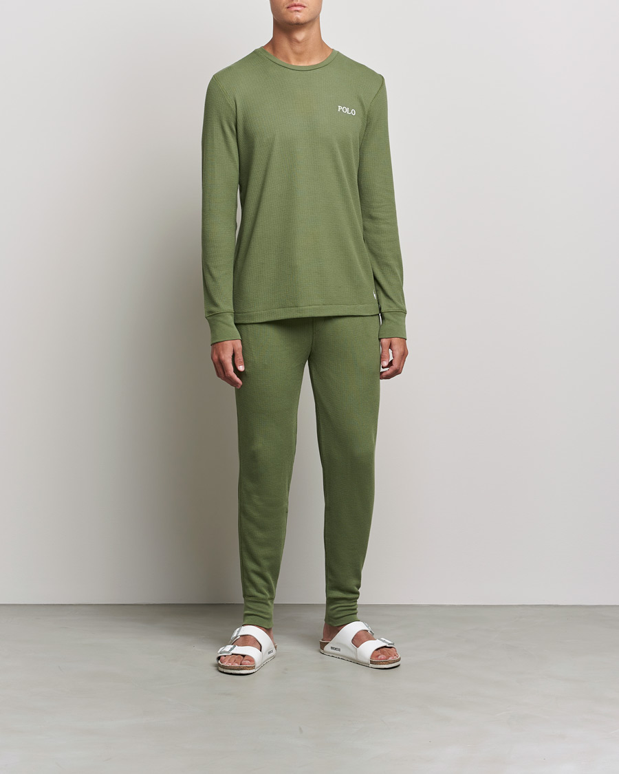 Herr | Byxor | Polo Ralph Lauren | Waffle Sweat Pants Army Olive