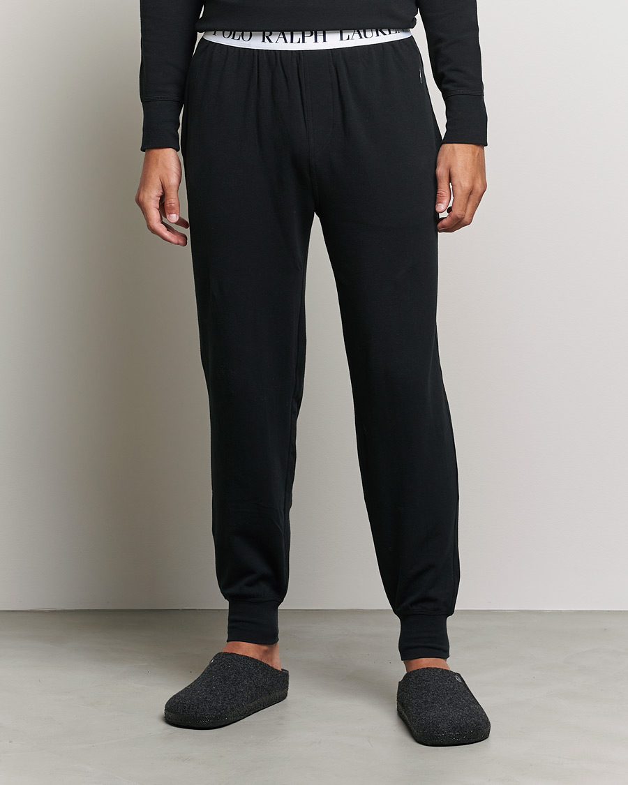 Herr | Byxor | Polo Ralph Lauren | Cotton Jersey Jogger Pants Black