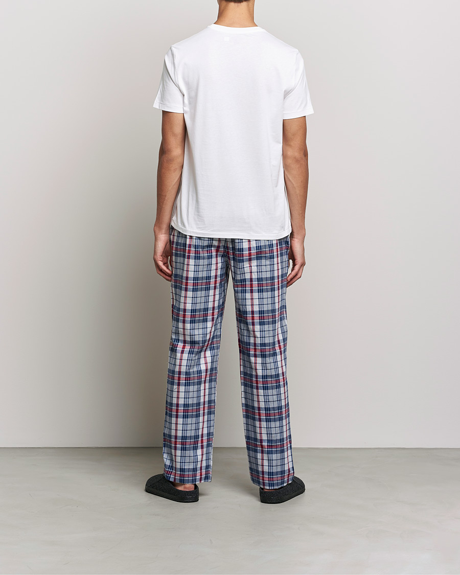 Herr | Pyjamasset | Polo Ralph Lauren | Cotton Checked Pyjama Set White/Red