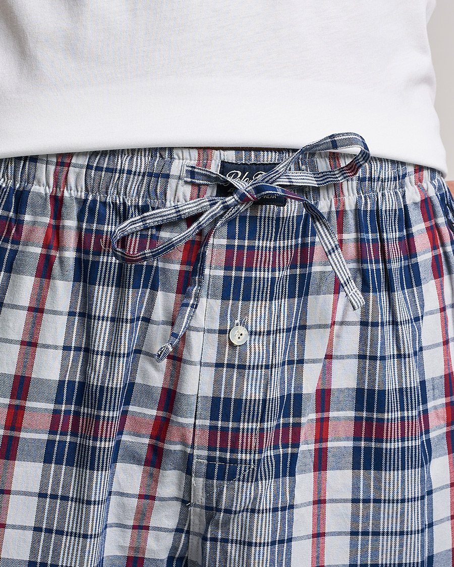 Herr | Pyjamas & Morgonrockar | Polo Ralph Lauren | Cotton Checked Pyjama Set White/Red