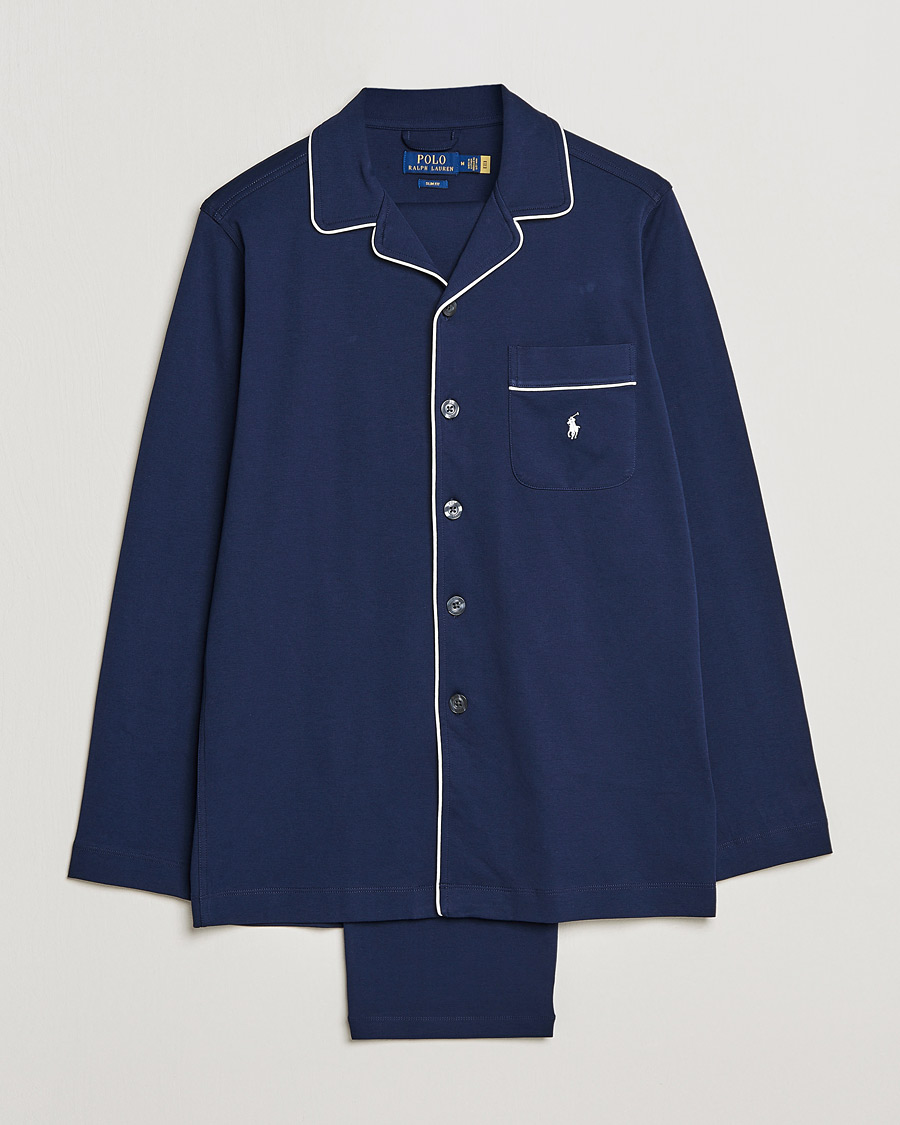 Herr | Pyjamas & Morgonrockar | Polo Ralph Lauren | Cotton Pyjama Set Cruise Navy