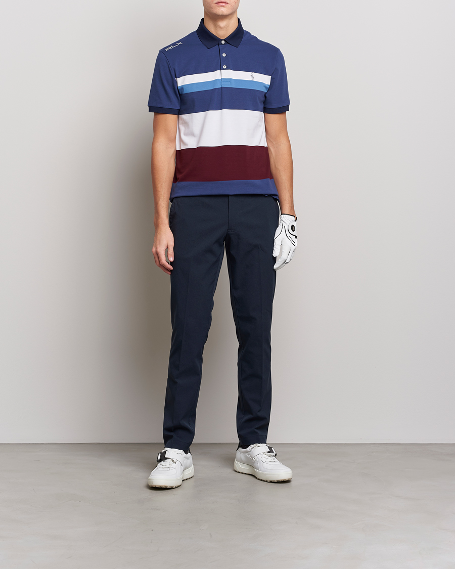 Herr | Pikéer | RLX Ralph Lauren | Performance Striped Polo Rich Rubu Multi