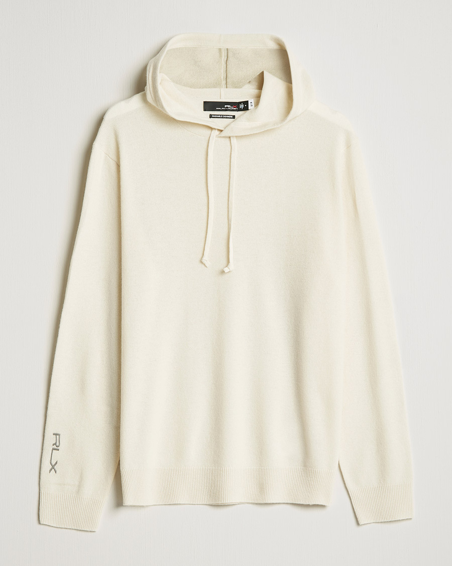 Herr | Tröjor | RLX Ralph Lauren | Cashmere Hoddie Creme