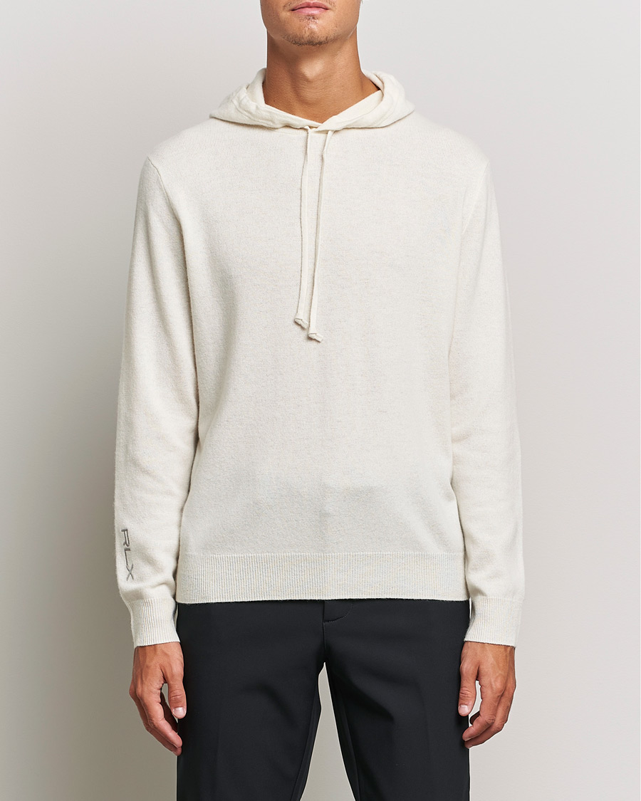 Herr | Tröjor | RLX Ralph Lauren | Cashmere Hoddie Creme