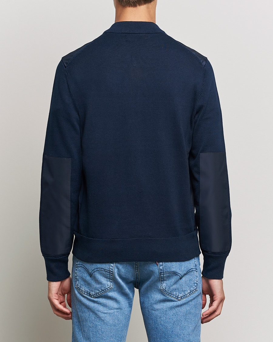 Herr | Tröjor | Polo Ralph Lauren | Cotton Hybrid Full-Zip Sweater Piper Navy