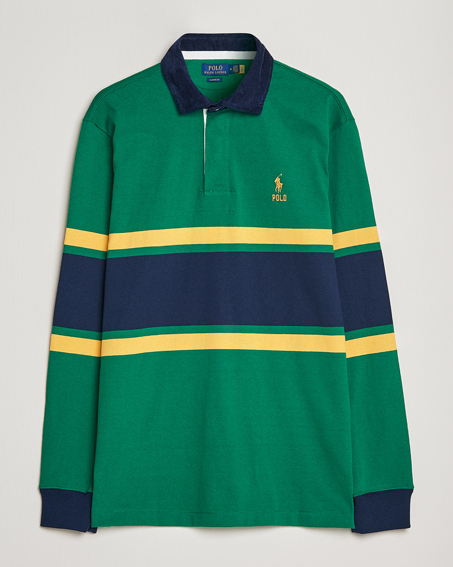 Herr | Tröjor | Polo Ralph Lauren | Jersey Striped Rugger Athletic Green