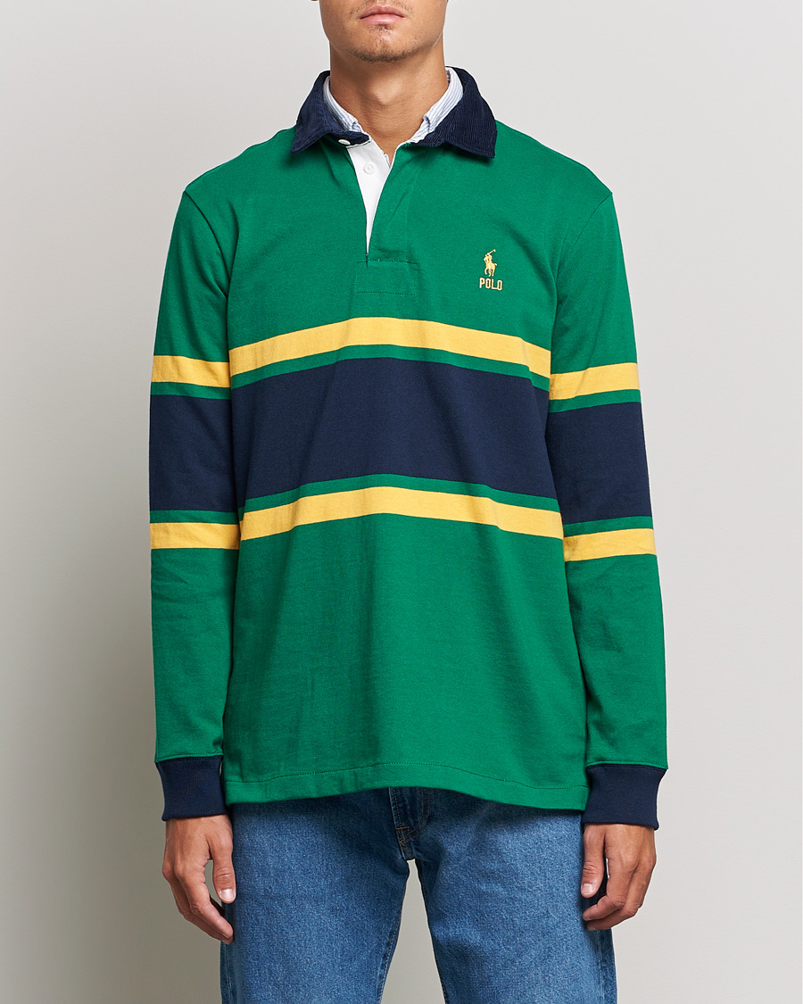 Herr | Rugbytröjor | Polo Ralph Lauren | Jersey Striped Rugger Athletic Green