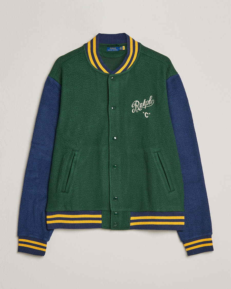 Herr | Jackor | Polo Ralph Lauren | Nylon Baseball Jacket College Green/Cruies Navy