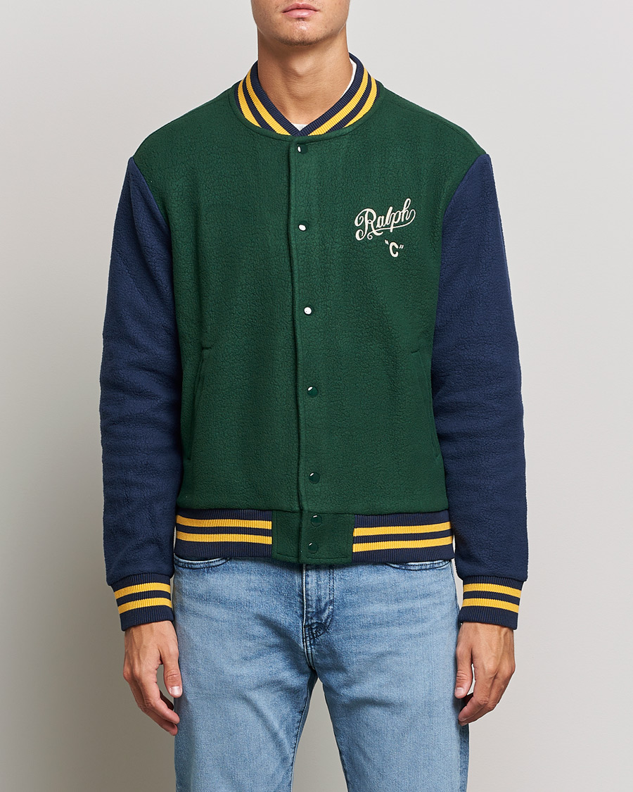 Herr | Jackor | Polo Ralph Lauren | Nylon Baseball Jacket College Green/Cruies Navy