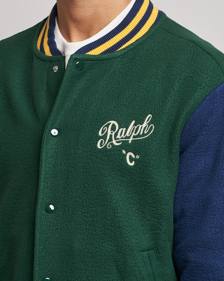 Herr | Jackor | Polo Ralph Lauren | Nylon Baseball Jacket College Green/Cruies Navy