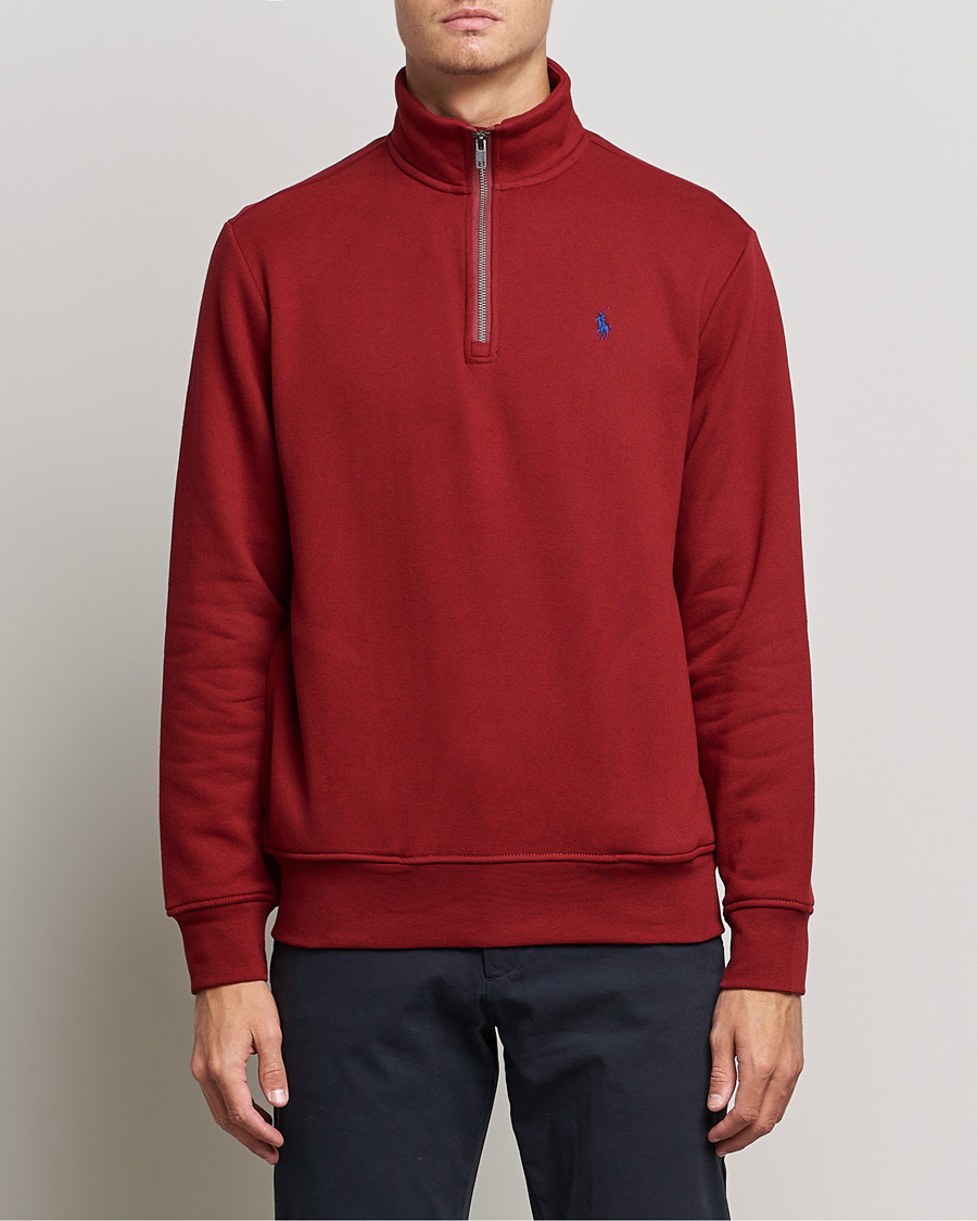 Herr | Half-zip | Polo Ralph Lauren | Fleece Jersey Half Zip Holiday Red