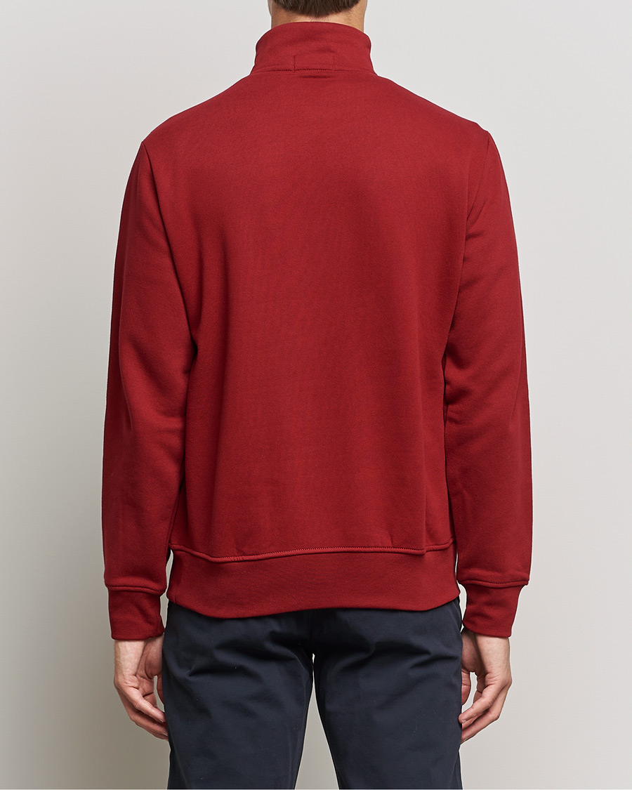 Herr | Tröjor | Polo Ralph Lauren | Fleece Jersey Half Zip Holiday Red