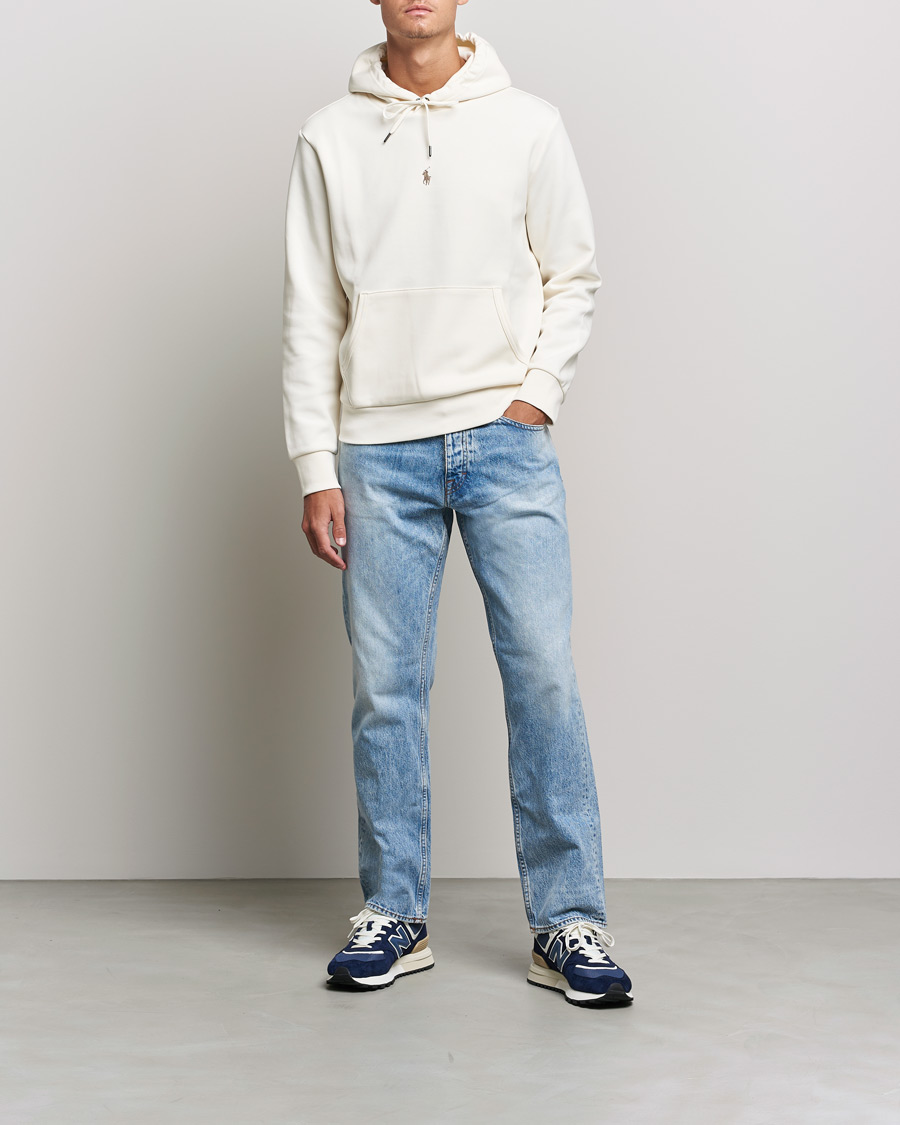 Herr | Tröjor | Polo Ralph Lauren | Double Knit Logo Hoodie Clubhouse Cream