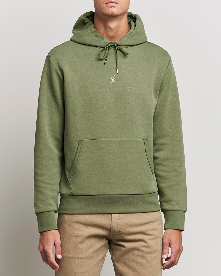 Herr | Tröjor | Polo Ralph Lauren | Double Knit Logo Hoodie Army Olive