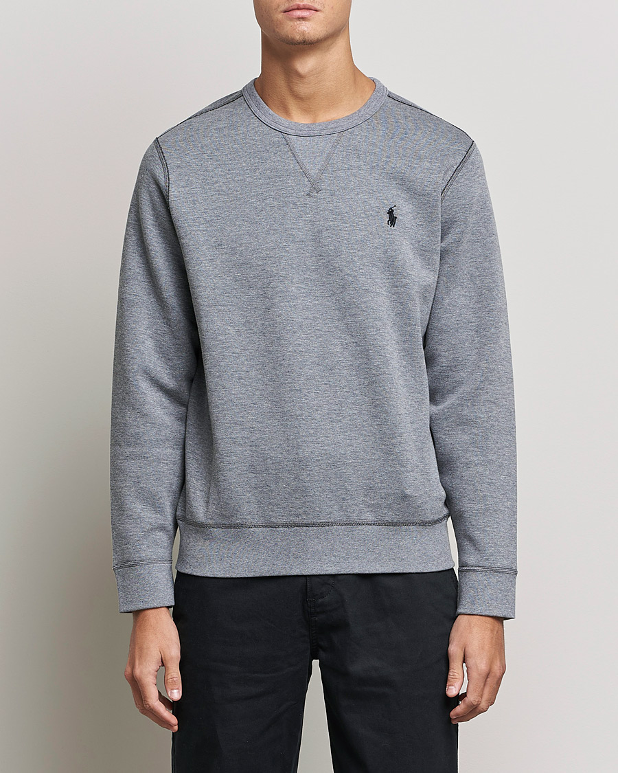 Herr | Tröjor | Polo Ralph Lauren | Double Knit Sweatshirt Classic Grey Heather