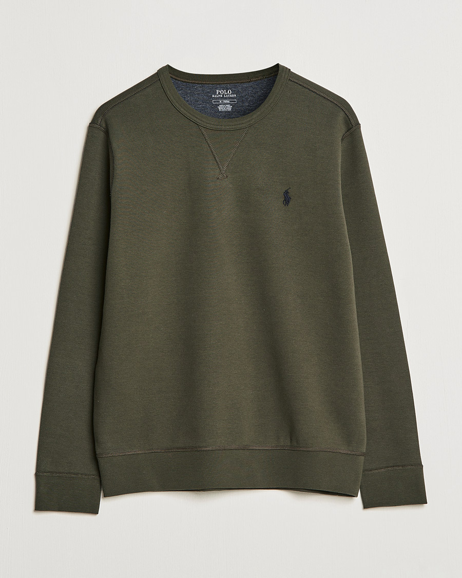 Herr | Tröjor | Polo Ralph Lauren | Double Knit Sweatshirt Company Olive