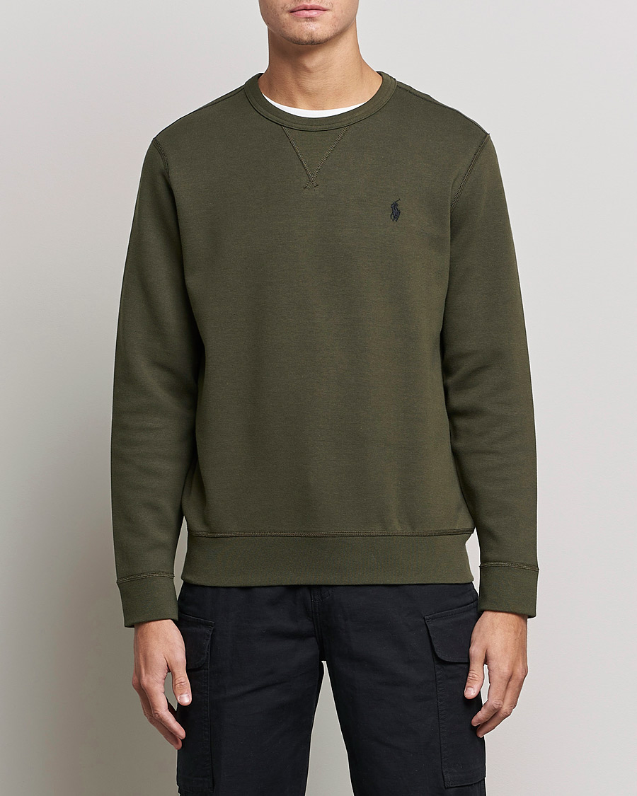 Herr | Sweatshirts | Polo Ralph Lauren | Double Knit Sweatshirt Company Olive