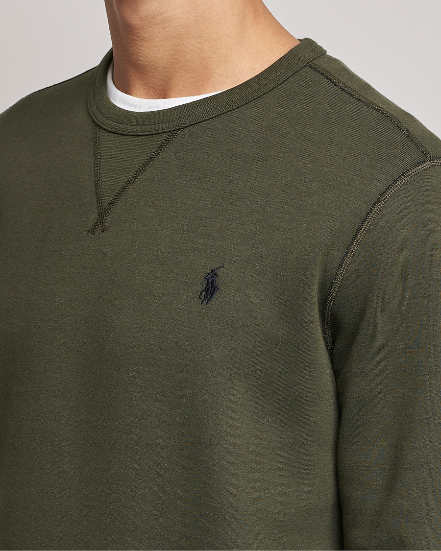 Herr | Tröjor | Polo Ralph Lauren | Double Knit Sweatshirt Company Olive