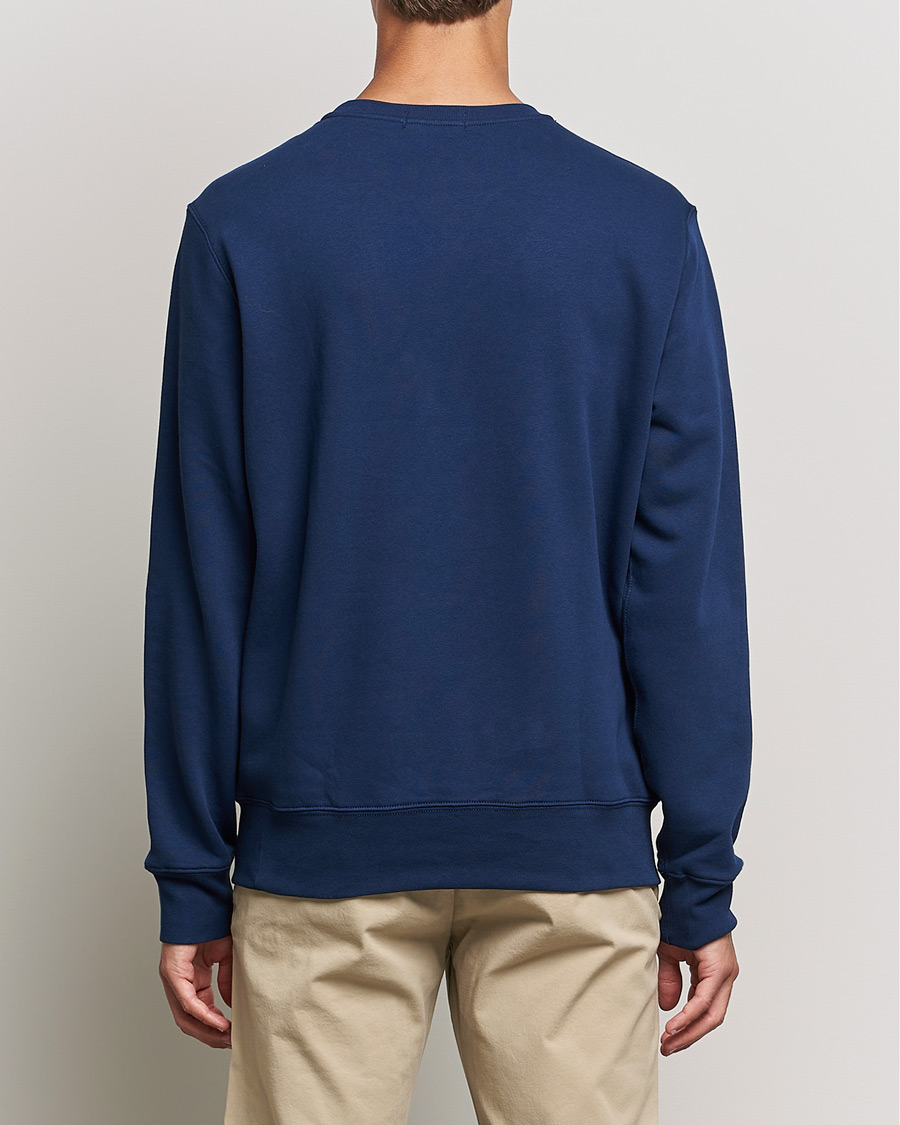 Herr | Tröjor | Polo Ralph Lauren | Printed Denim Bear Sweatshirt Newport Navy