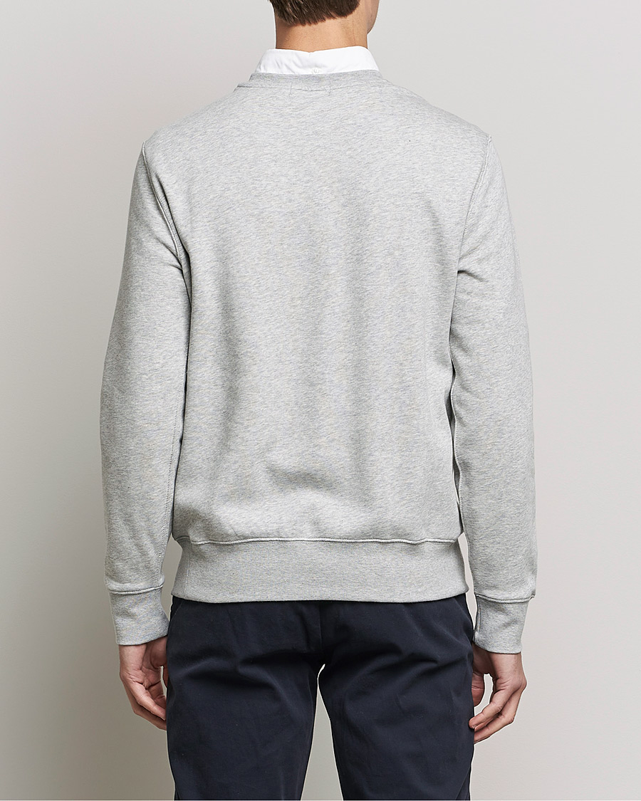 Herr | Tröjor | Polo Ralph Lauren | Printed Denim Bear Sweatshirt Andover Heather