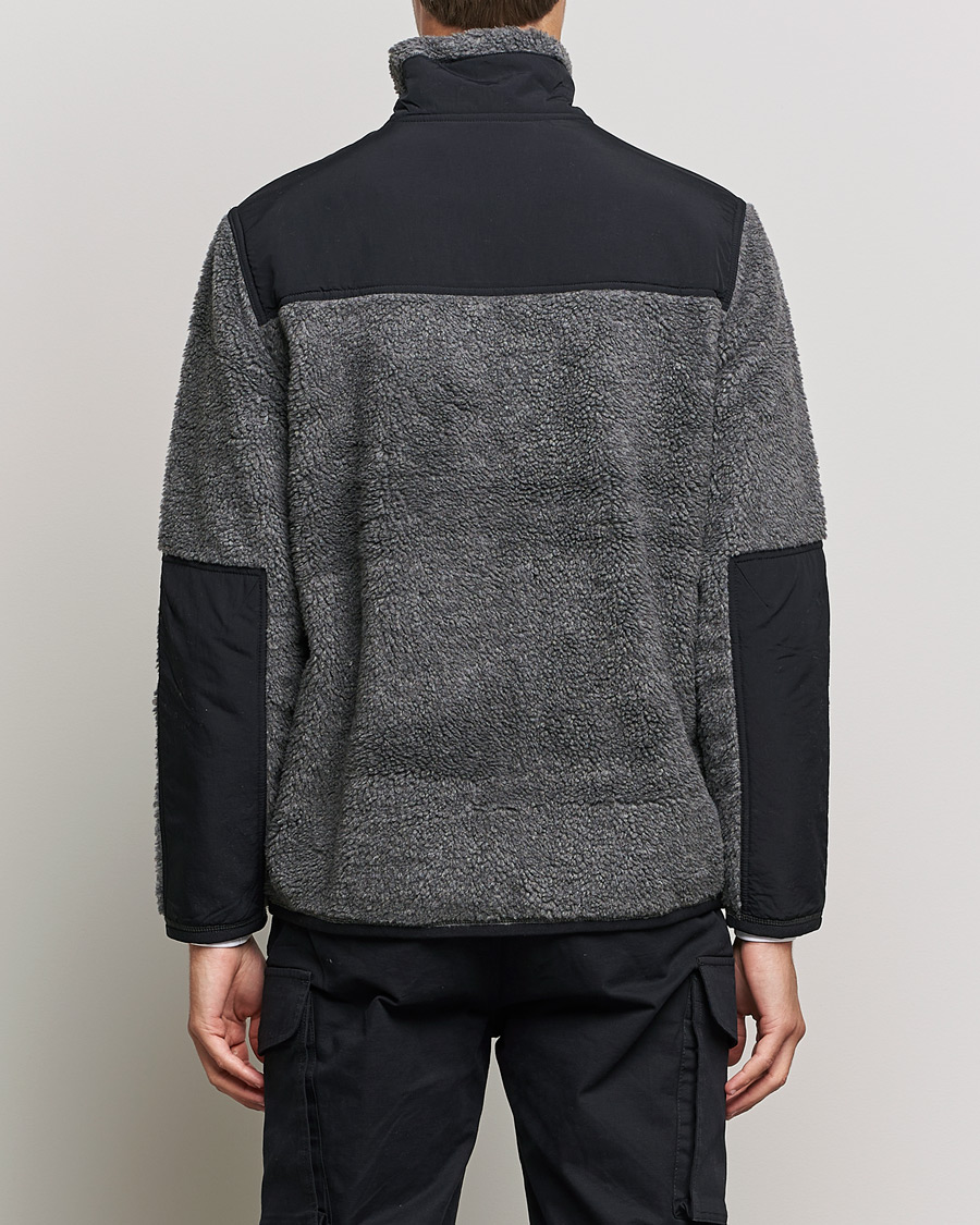 Herr | Tröjor | Polo Ralph Lauren | Bonded Sherpa Full Zip Sweater Charcoal/Black