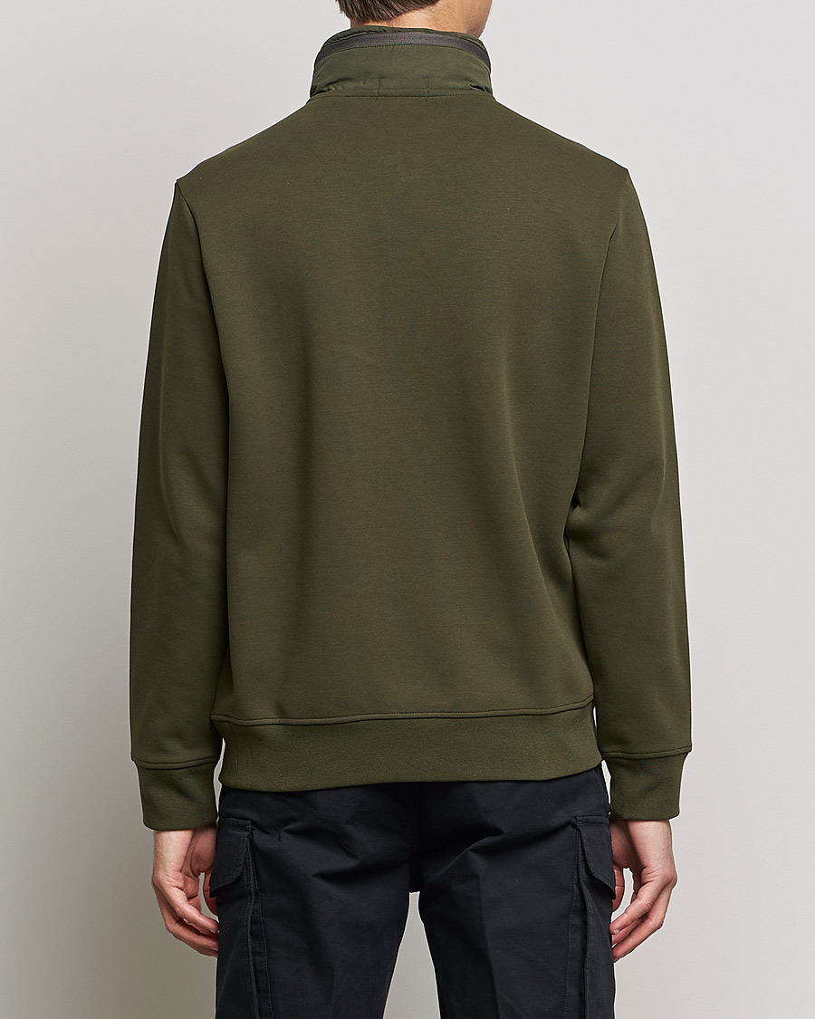 Herr | Tröjor | Polo Ralph Lauren | Double Knit Pocket Half Zip Sweater Company Olive
