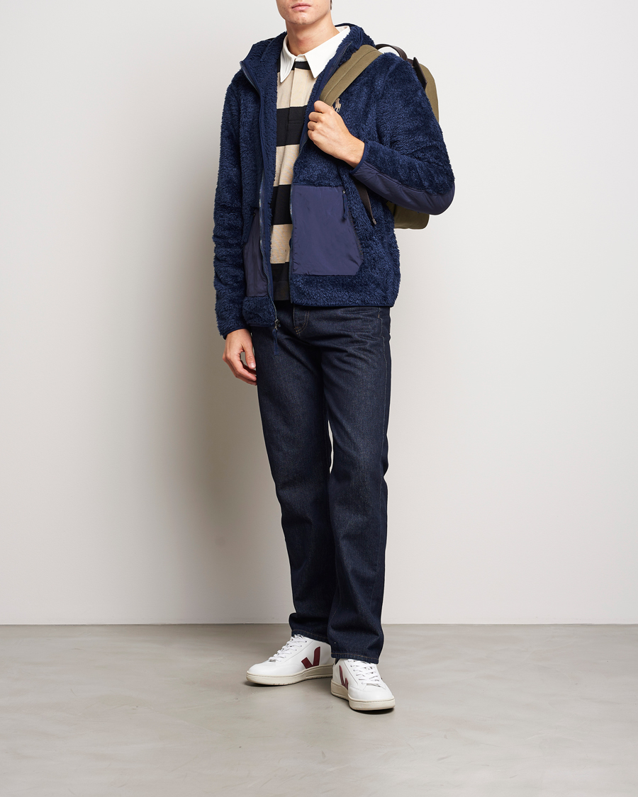 Herr | Tröjor | Polo Ralph Lauren | Curly Sherpa Full Zip Hoodie Newport Navy