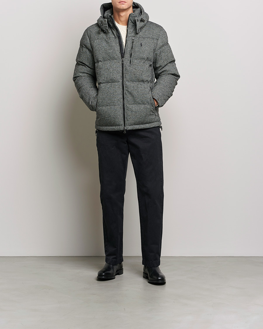 Herr | Jackor | Polo Ralph Lauren | El Cap Herringbone Down Jacket Grey