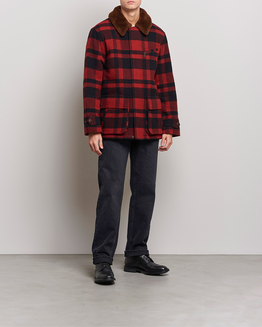 Herr | Jackor | Polo Ralph Lauren | Lumber Wool Checked Jacket Red/Black