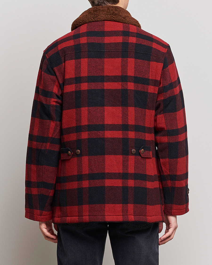Herr | Jackor | Polo Ralph Lauren | Lumber Wool Checked Jacket Red/Black