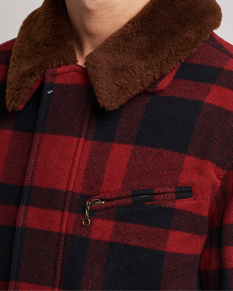 Herr | Jackor | Polo Ralph Lauren | Lumber Wool Checked Jacket Red/Black