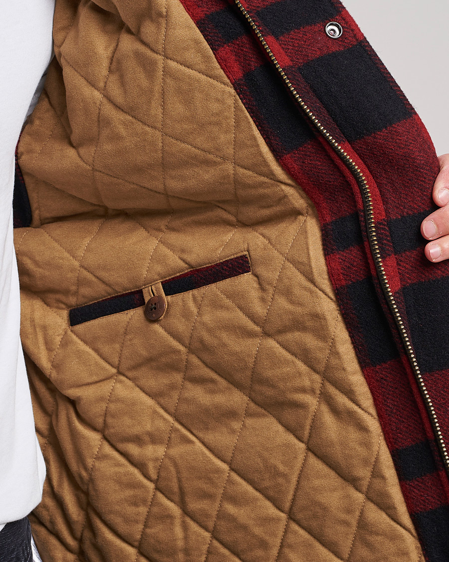 Herr | Jackor | Polo Ralph Lauren | Lumber Wool Checked Jacket Red/Black